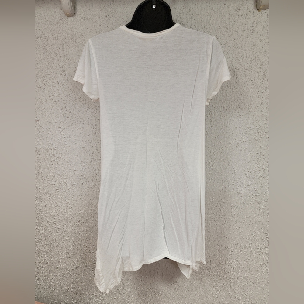 DooRi Stylish White and Black Women's Top SzM - Picture 4 of 7